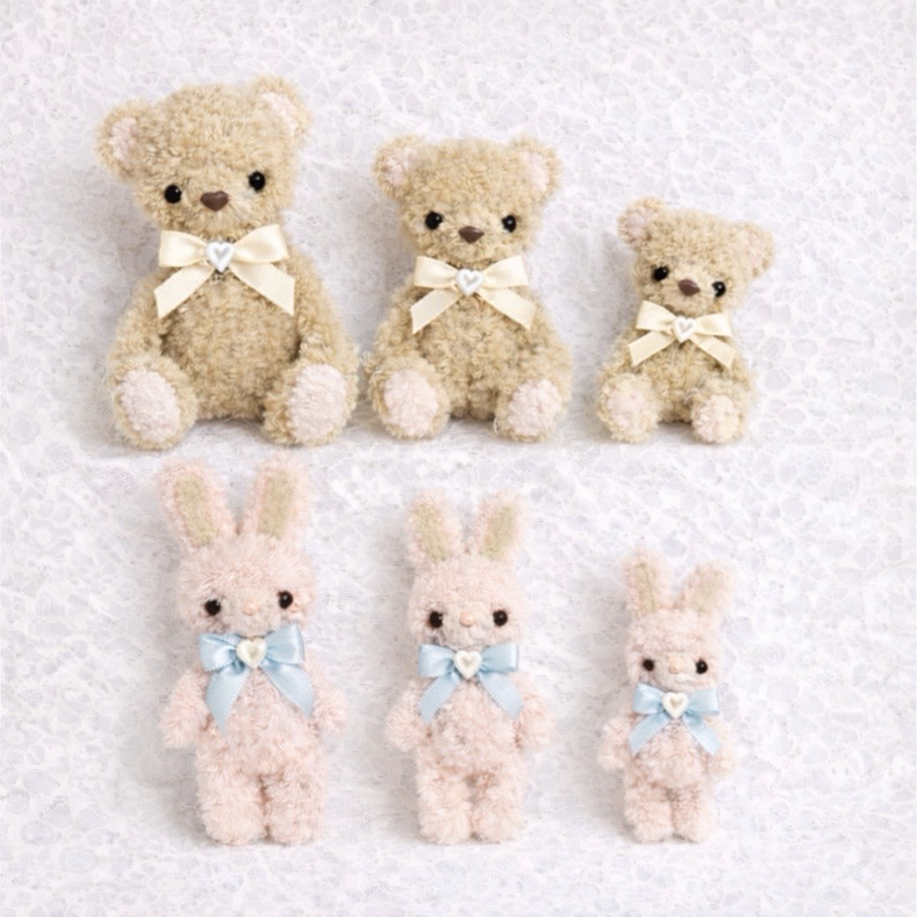 [公式]dollnodoll®︎（ドールノドール) ミニチュアテディベア/モールベア /モールドール/モールアニマル/モールアート講座/ドール・ドール